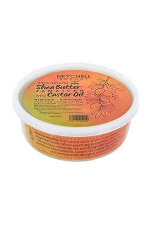 [Mitchell-box#1] Shea Butter with Jamaican Castor Oil (8oz)-jar