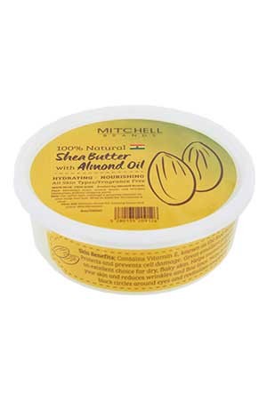 [Mitchell-box#12] Shea Butter with Almond Oil (8oz) -jar