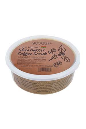 [Mitchell-box#7] Shea Butter Coffee Scrub (8oz) -jar 