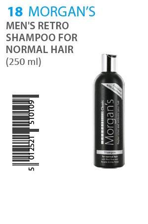 [Morgan's-box#18] Men's Retro Shampoo for Normal Hair 250ml