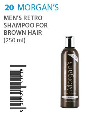 [Morgan's-box#20] Men's Retro Shampoo for Brown Hair 250ml