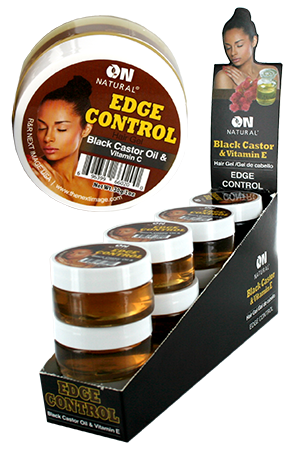 [Nextimage-box#49] ON Edge Control Hair Gel-Black Castor Oil (1oz/12pc/ds)