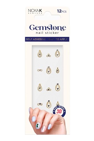 [Nicka K-box #NSGM12] Gemstone Nail Sticker 12
