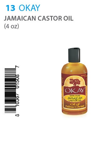 [Okay-box#13] Jamaican Castor Oil (4oz)