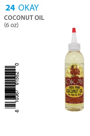 [Okay-box#24] Coconut Oil (6oz)
