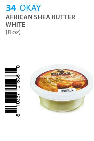 [Okay-box#34] African Shea Butter White (8oz)