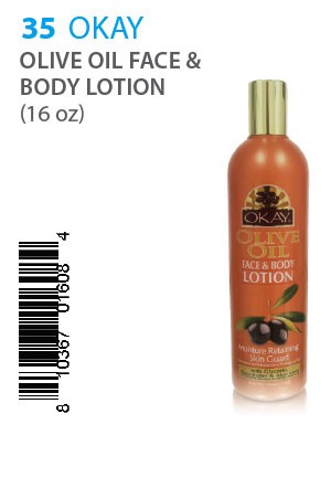 [Okay-box#35] Olive Oil Face  & Body Lotion(16oz)