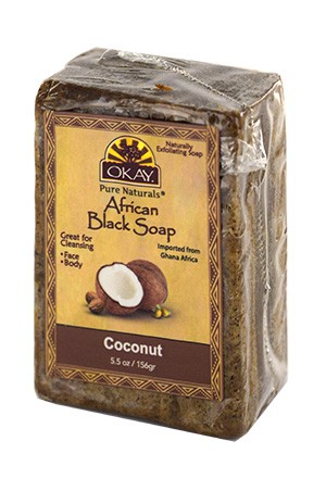 [Okay-box#59] African Black Soap Coconut (5.5oz)