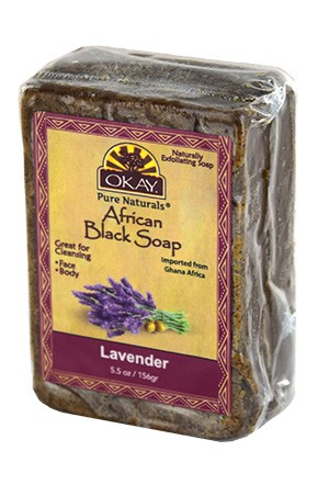[Okay-box#60] African Black Soap Lavender (5.5oz)