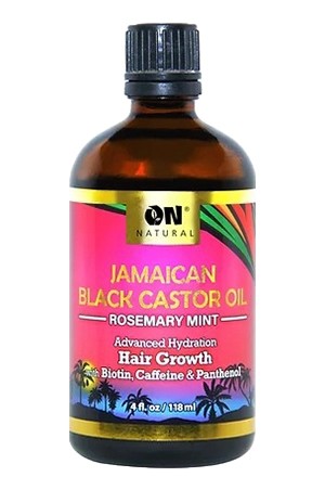  On Natural Jamaican Black Castor Oil Hair Growth-Rosemary Mint (4 oz)