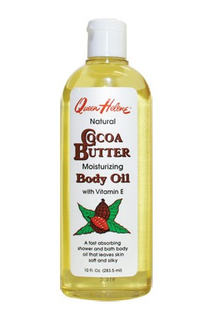 [Queen Helene-box #42] Cocoa Butter Moisturizing Body Oil (10 oz) 