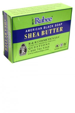 [Rubee-box#11] Shea Butter American Black Soap (3.5oz)