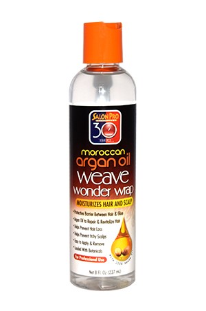 [Salon Pro-box#39] 30 Sec Weave Wonder Wrap Moroccan Argan Oil-Clear(8oz)