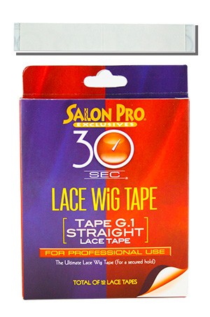 [Salon Pro-box#41] 30 Sec Lace Tape Reg Surface-Straight [12/pk]