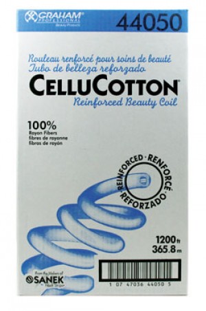 [Sanek-#44050] Cellu Cotton Beauty Coil -100% Raon Fiber - Reinforced (1200ft) -bx