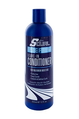 [Scurl-box#25] Free Flow Leave-In Conditioner (12 oz) 