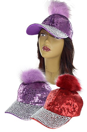 [#6495] Fashion Sequin Hat-pc
