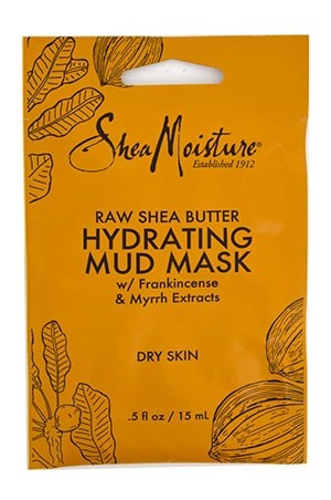 [Shea Moisture-BOX#95] Raw Shea Butter Mud Mask_Dry Skin [0.5 oz/12pk /ds]-ds