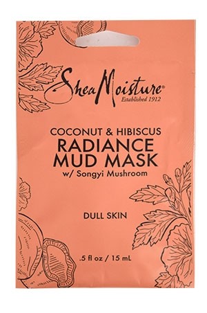 [Shea Moisture-BOX#96] Coconut & Hibiscus Mud Mask_Dull Skin [0.5 oz/ 12pk /ds]-ds