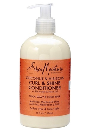 [Shea Moisture-box#36] Coconut & Hibiscus Curl&Shine Conditioner (13oz)