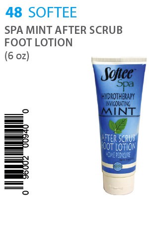 [Softee-box#48] Spa Mint After Scrub Foot Lotion -6oz