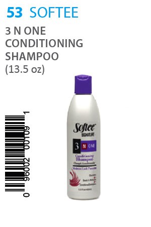 [Softee -box#53] 3 N One Conditioning Shampoo (13.5oz)