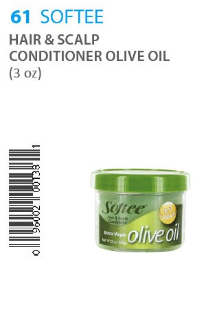 [Softee -box#61] Hair & Scalp Conditioner Olive Oil (3oz)
