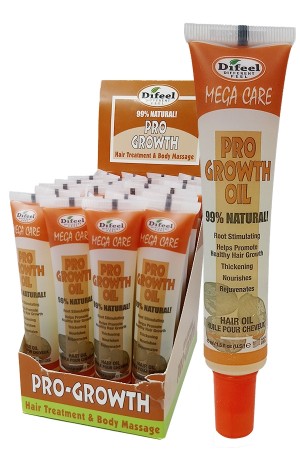 [Sunflower-box#71B] Mega Tube Hair Oil (1.5oz/24pc/ds) -Pro Growth