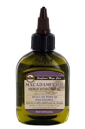 [Sunflower-box#50]  Difeel Premium Natural Hair Oil(2.5 oz)Macadamia