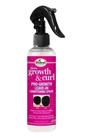 [Sunflower-box#176]  Difeel Biotin Growth & Curl Leave-In Conditioning Spray (6 oz)