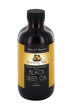 [Sunny Isle Jamaican Black Castor Oil-box#24] JBCO Infused w/ Black Seed Oil (4 oz) 