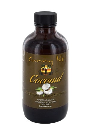 [Sunny Isle Jamaican Black Castor Oil-box#30]Castor Oil Coconut Oil (4 oz) 