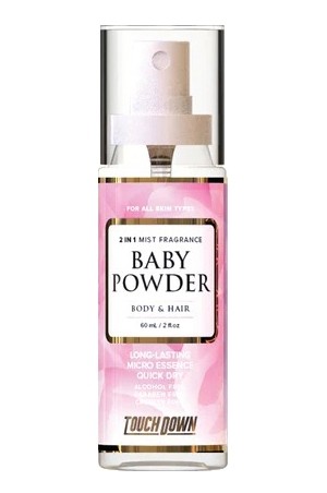 Touch Down 2in1 Mist Fragrance- Baby Powder(2oz)#69	