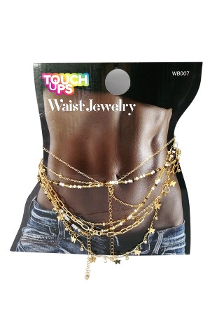 [Touch Down]  Touch Ups Waist Jewelry - Stones -pc
