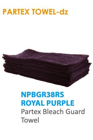Partex Beach Guard Towel #NPBGR38RS Royal Purple -dz