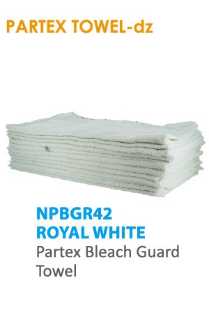 Partex Beach Guard Towel #NPBGR42 Royal White -dz