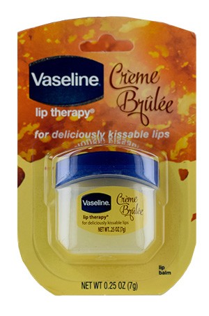 [Vaseline-box#5] Lip Therapy Jar Creme Brulee (0.25oz)