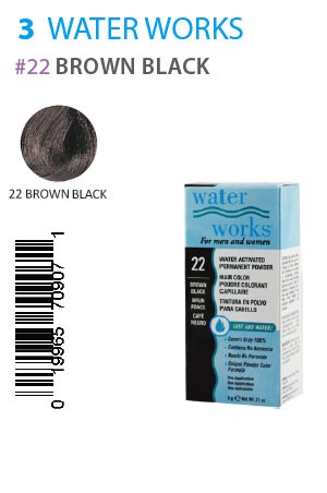 [Water Works-box#3] #22 Brown Black (0.21oz)