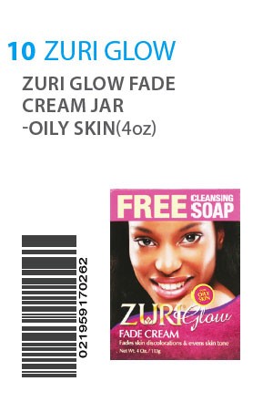 [ZURI-box#5] Glow Fade Cream Jar -Oily Skin (3.8oz)