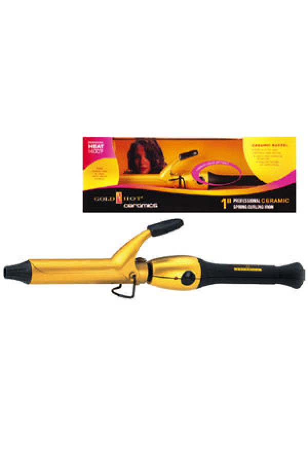 [Gold'N Hot] GH2150 Ceramic Curling Iron 1 1/4" Gold 'N' Hot