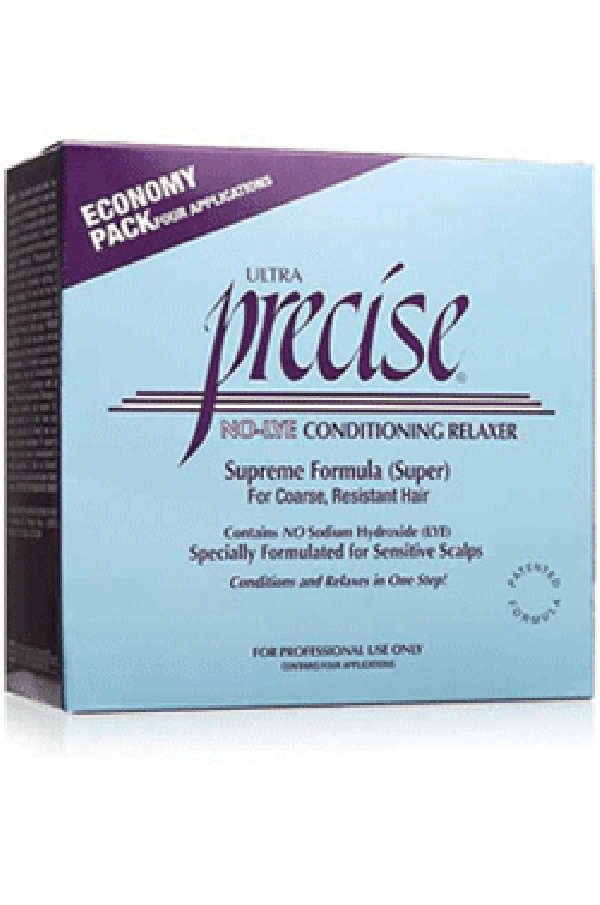 Precise Box 4 No Lye Conditioning Relaxer Mild Ecomomy Pack