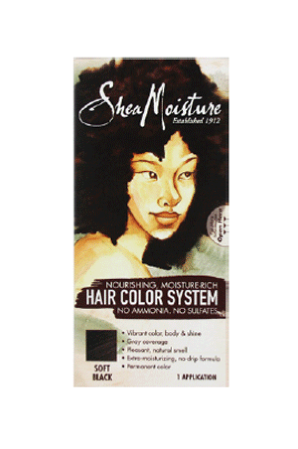 Shea Moisture-BOX#48 Hair Color # Soft Black#48 - Brands ...