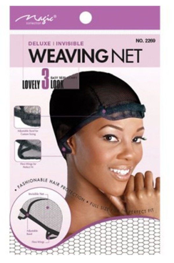 Magic Collection 2269 Deluxe Invisible Weaving Net Dz Wig Weave Magic Collection 2269 Deluxe Invisible Weaving Net Dz Wig Weave Liner Cap Caps Du Rags Hair Nets General Merchandise Tools